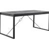 Profijt Meubel Eettafel Newhaven U-poot zwart 180x90 cm rechthoekig