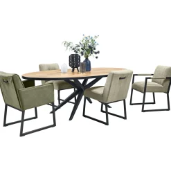 Profijt Meubel Eettafel Sandton 250x128 cm ovaal