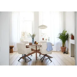 Profijt Meubel Eettafel Walden eikenhout 200x100 cm Deens ovaal