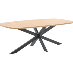 Profijt Meubel Eettafel Walden eikenhout 220x110 cm Deens ovaal
