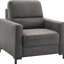 Profijt Meubel Fauteuil Mirtho microleder antraciet supreme comfort