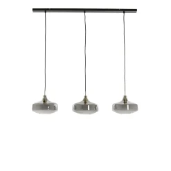Profijt Meubel Hanglamp Ambada smoke glas 3-lichts
