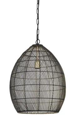 Profijt Meubel Hanglamp Merrit 40x53 cm zwart