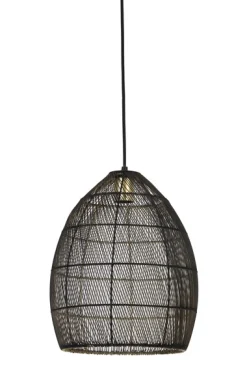 Profijt Meubel Hanglamp Merrit 30x37 cm zwart