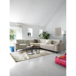 Profijt Meubel Hoekbank Aveiro beige premium comfort