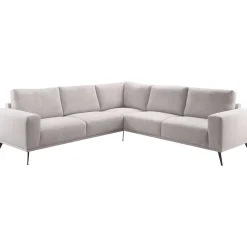 Profijt Meubel Hoekbank Lindon lichtgrijs basic comfort