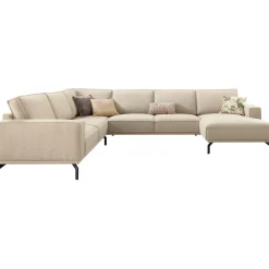 Profijt Meubel Hoekbank links Alburg beige basic comfort