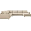 Profijt Meubel Hoekbank links Alburg beige premium comfort