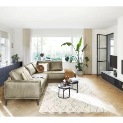 Profijt Meubel Hoekbank links Alburg groen basic comfort