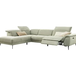 Profijt Meubel Hoekbank links Alunda groen relaxfunctie premium comfort