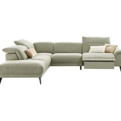 Profijt Meubel Hoekbank links Alunda groen relaxfunctie excellent comfort