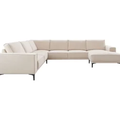 Profijt Meubel Hoekbank links Calira beige basic comfort