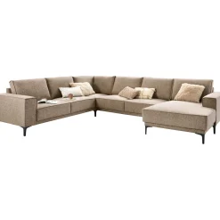 Profijt Meubel Hoekbank links Calira bruin basic comfort
