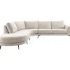 Profijt Meubel Hoekbank links Flandria beige premium comfort