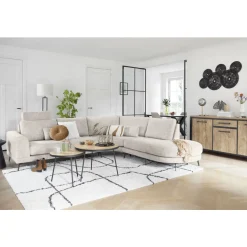 Profijt Meubel Hoekbank links Flandria beige premium comfort