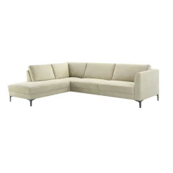 Profijt Meubel Hoekbank links Gulnare beige premium comfort
