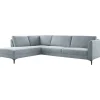 Profijt Meubel Hoekbank links Gulnare lichtgrijs premium comfort