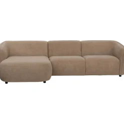 Profijt Meubel Hoekbank links Harper bruin basic comfort