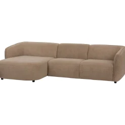 Profijt Meubel Hoekbank links Harper bruin basic comfort