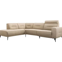 Profijt Meubel Hoekbank links Hazima beige met relaxfunctie excellent comfort
