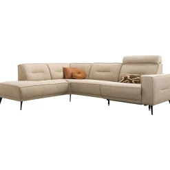 Profijt Meubel Hoekbank links Hazima beige met relaxfunctie excellent comfort