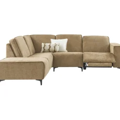 Profijt Meubel Hoekbank links Laeny bruin premium comfort