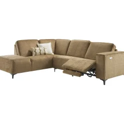 Profijt Meubel Hoekbank links Laeny bruin premium comfort