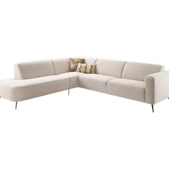 Profijt Meubel Hoekbank links Micco beige basic comfort
