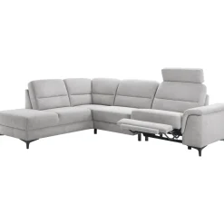 Profijt Meubel Hoekbank links Mirtho grijs relaxfunctie premium comfort