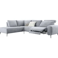 Profijt Meubel Hoekbank links Nyborg grijs relaxfunctie premium comfort
