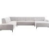 Profijt Meubel Hoekbank links Tordera grijs premium comfort