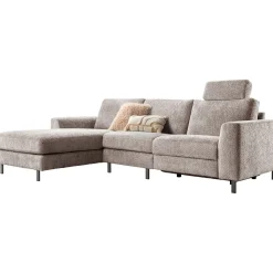 Profijt Meubel Hoekbank links Totham bruin relaxfunctie supreme comfort