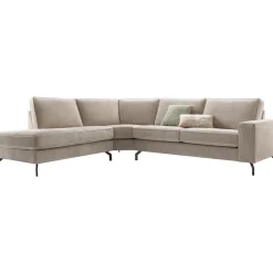 Profijt Meubel Hoekbank links Totham taupe basic comfort