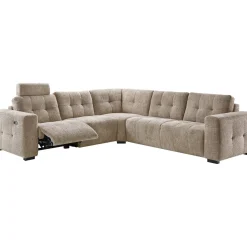Profijt Meubel Hoekbank Moulti grijs relaxfunctie links excellent comfort