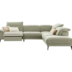 Profijt Meubel Hoekbank rechts Alunda groen relaxfunctie excellent comfort