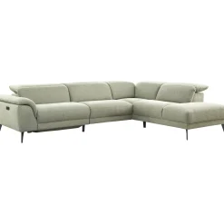 Profijt Meubel Hoekbank rechts Alunda groen relaxfunctie excellent comfort