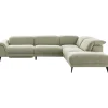 Profijt Meubel Hoekbank rechts Alunda groen relaxfunctie premium comfort