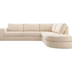 Profijt Meubel Hoekbank rechts Azara beige premium comfort