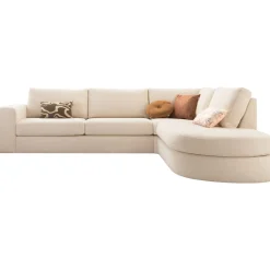 Profijt Meubel Hoekbank rechts Azara beige premium comfort