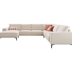 Profijt Meubel Hoekbank rechts Calira beige premium comfort