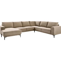 Profijt Meubel Hoekbank rechts Calira bruin basic comfort