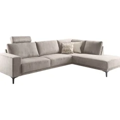 Profijt Meubel Hoekbank rechts Clanton taupe premium comfort