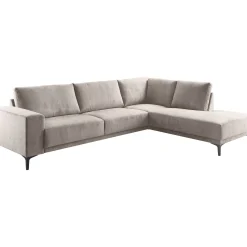 Profijt Meubel Hoekbank rechts Clanton taupe basic comfort