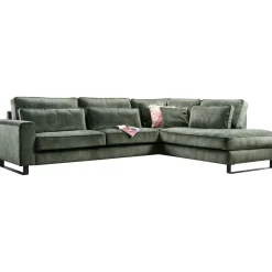 Profijt Meubel Hoekbank rechts Coventry groen premium comfort
