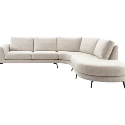 Profijt Meubel Hoekbank rechts Flandria beige premium comfort