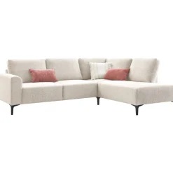 Profijt Meubel Hoekbank rechts Garzeno beige basic comfort