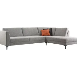 Profijt Meubel Hoekbank rechts Gulnare grijs premium comfort