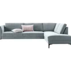 Profijt Meubel Hoekbank rechts Gulnare lichtgrijs basic comfort