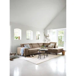 Profijt Meubel Hoekbank rechts Ixonia grijs premium comfort