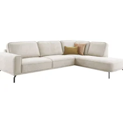 Profijt Meubel Hoekbank rechts Loretio beige premium comfort